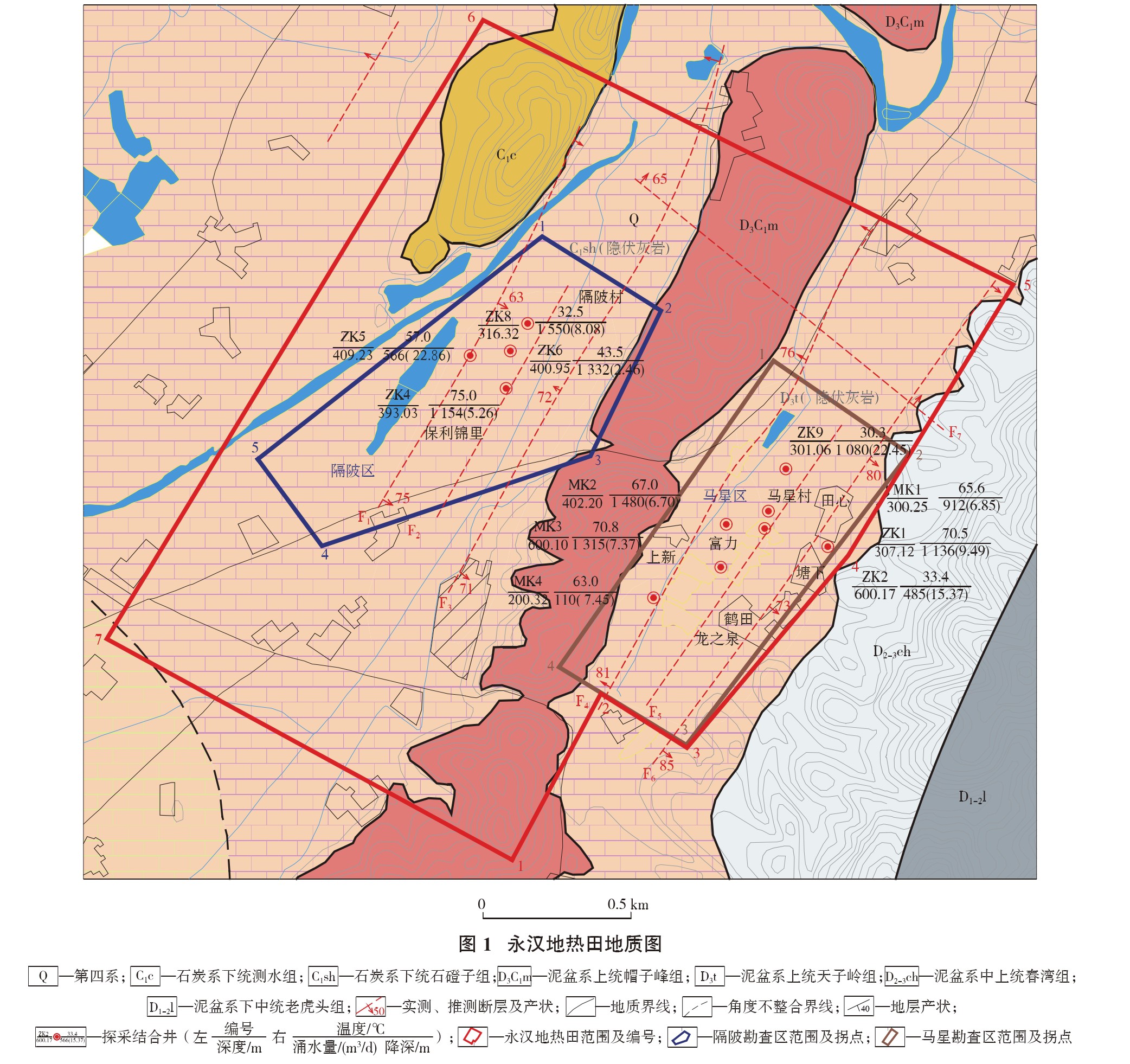 龍門縣永漢地?zé)幔厝┵Y源分布規(guī)律-地?zé)衢_(kāi)發(fā)利用-地大熱能